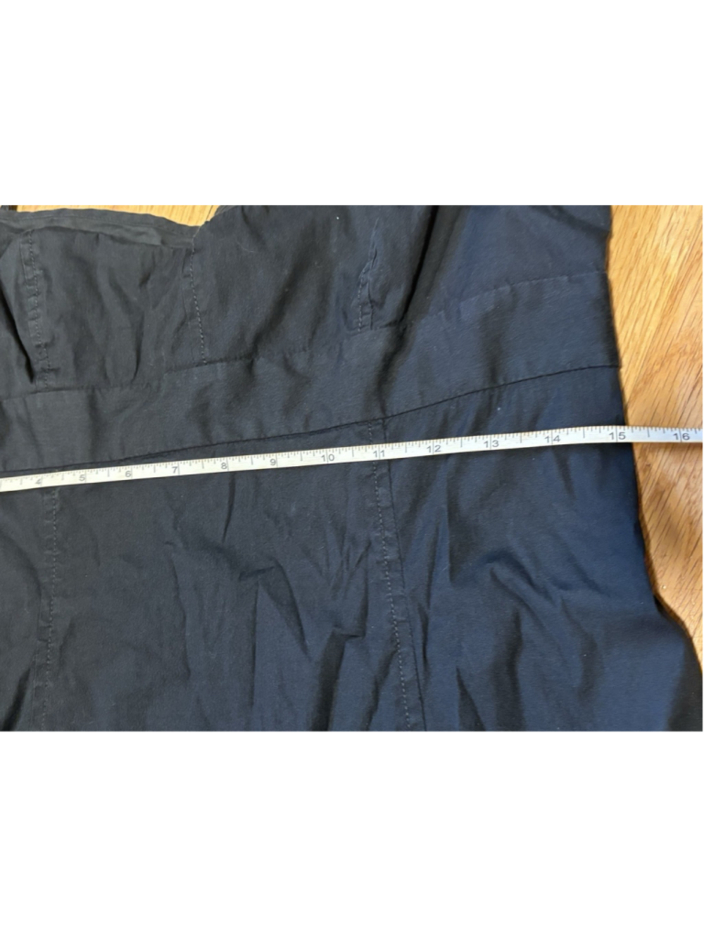 Vintage J.Crew Black Spaghetti Strap Sundress Womens 8 A-Line Midi Dress - Picture 6 of 8